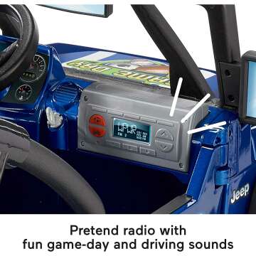 Power Wheels Jeep Wrangler: Sounds, Balls, 2-Seater