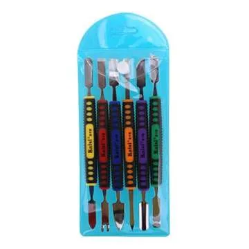Professional 6pcs Metal Spudger Set for Device Repairs