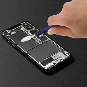 Professional 6pcs Metal Spudger Set for Device Repairs