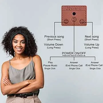 Stylish BULYPAZY Bluetooth Headband with HD Speakers