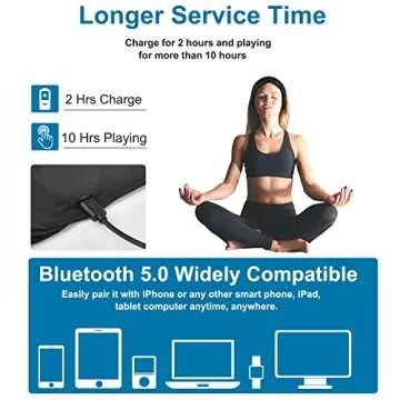 Stylish BULYPAZY Bluetooth Headband with HD Speakers