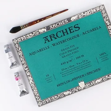 Arches 300 lb Watercolor Paper Block for Artists