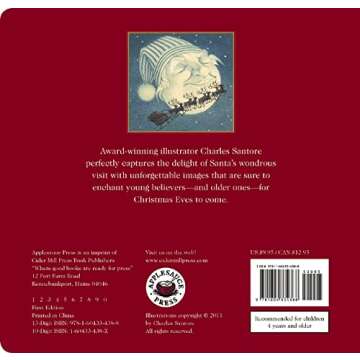 The Night Before Christmas Board Book: A Timeless Christmas Classic Ideal for Kids