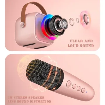 Mini Karaoke Speaker Set for Kids and Adults - Great Gift