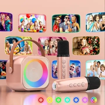 Mini Karaoke Speaker Set for Kids and Adults - Great Gift