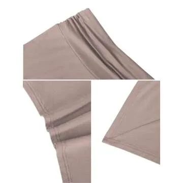 DJT Women's Flowy Midi Skirt - Handkerchief Hemline Style