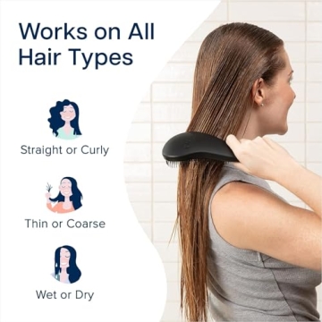 BIGGIE Glide Thru Detangling Brush for All Hair Types