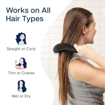 BIGGIE Glide Thru Detangling Brush for All Hair Types