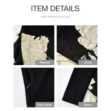 BTFBM Womens Floral Maxi Dress 2025 Spring Fall Casual Crewneck Long Sleeve Ruffle Flowy Cocktail Wedding Guest Dresses(White Floral Black, Medium)