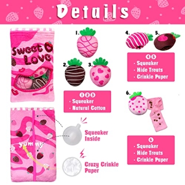 Interactive Valentine’s Day Dog Toys for Small Dogs