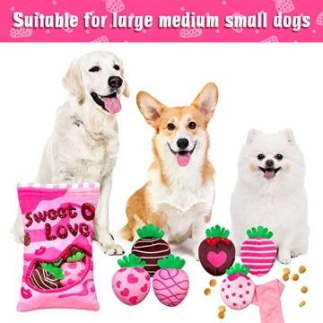 Interactive Valentine’s Day Dog Toys for Small Dogs