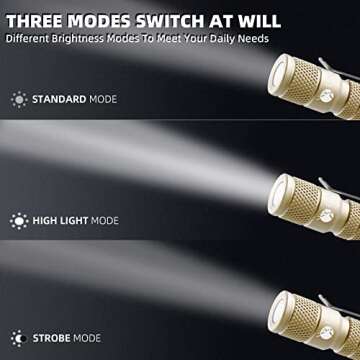 Balit Mini Keychain Flashlight 220 Lumen Waterproof