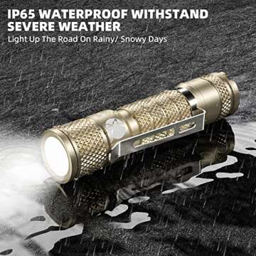 Balit Mini Keychain Flashlight 220 Lumen Waterproof