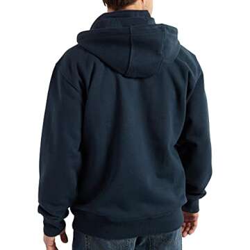 Carhartt Men's Rain Defender Loose Fit Heavyweight Quarter-Zip Sweatshirt, New Navy, X-Large