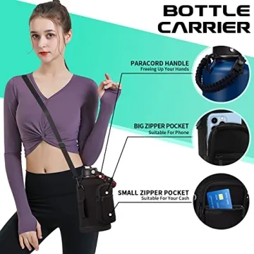 Durable 64 oz Insulated Water Bottle with Straw for Adventures