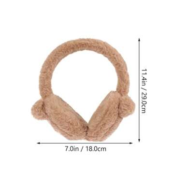 BESPORTBLE Cute Furry Bear Earmuffs for Winter Style