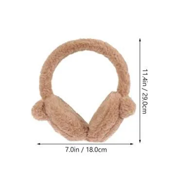 BESPORTBLE Cute Furry Bear Earmuffs for Winter Style