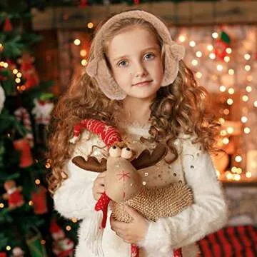 BESPORTBLE Cute Furry Bear Earmuffs for Winter Style