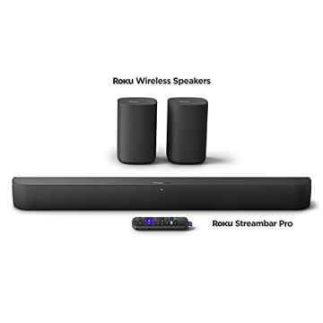 Roku Streambar Pro & Wireless Speakers - 4K HDR