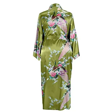 Applesauce Kimono Long Robe for Plus Size Women