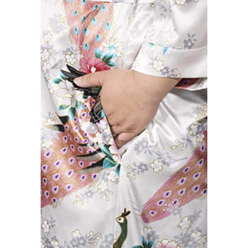 Applesauce Kimono Long Robe for Plus Size Women