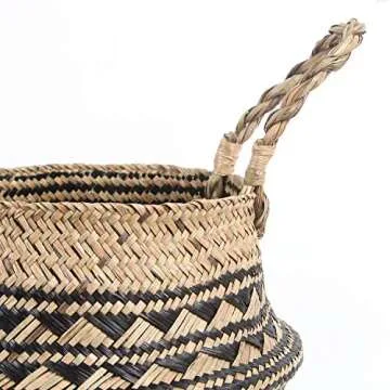 Eco-Friendly BlueMake Seagrass Plant Basket - Versatile Gift