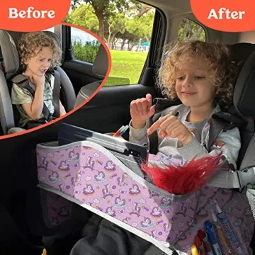 PILLANI Kids Travel Tray for Car Travel Activities