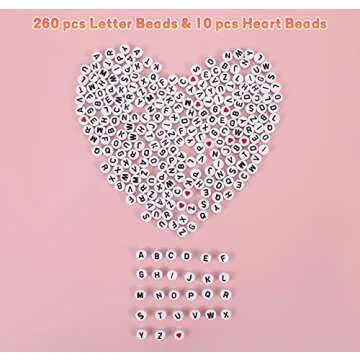 Miss Rabbit Jewelry Making Kit 4 mm Glass Seed Beads for DIY Bracelet Making Kit for Adults Crafts Alphabet Letter Beads for Friendship Bracelet Elastic String Charms Tassel