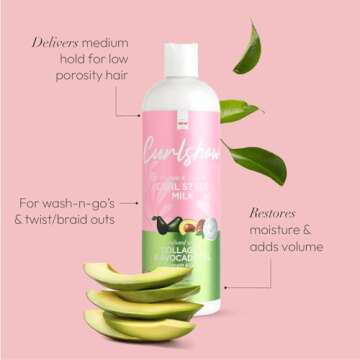 ORS Olive Oil Curlshow Curl Style Milk - Frizz-Free, Defined Curls