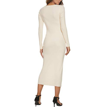 Chic Long Sleeve Maxi Dress for Fall and Winter Fashion