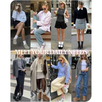 yeuG Pilates Socks with Grips for Women Non Slip Ruffle Socks Grip Socks Cute Turn-Cuff Crew Frilly Socks Grippy Yoga Socks