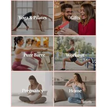 yeuG Pilates Socks with Grips for Women Non Slip Ruffle Socks Grip Socks Cute Turn-Cuff Crew Frilly Socks Grippy Yoga Socks