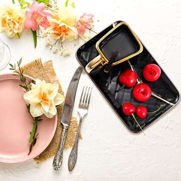 Zubebe 1 Set Coffee Mug Elegant Handbag Shaped cup Modern Ceramic Purse Mug with Spoon and Saucer, 10oz Cute Creative Tea Cup for Office Home Valentine‘s Day Mother's Day Woman Gift (Black)