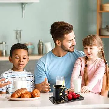 Zubebe 1 Set Coffee Mug Elegant Handbag Shaped cup Modern Ceramic Purse Mug with Spoon and Saucer, 10oz Cute Creative Tea Cup for Office Home Valentine‘s Day Mother's Day Woman Gift (Black)