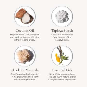 Each & Every Vegan Natural Deodorant for Sensitive Skin