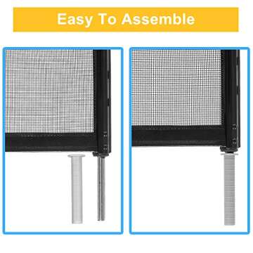 VINGLI Pool Fence - Safety Mesh Barrier for In-Ground Pools