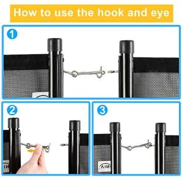 VINGLI Pool Fence - Safety Mesh Barrier for In-Ground Pools