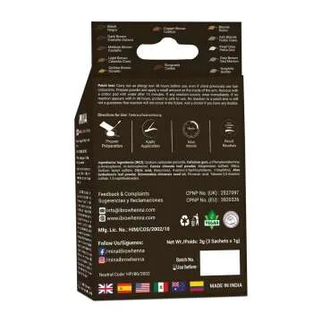 MinaiBrow Dark Brown Tint Kit for Perfect Brows