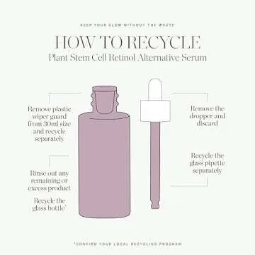 KORA Organics Plant Stem Cell Retinol Alternative Serum, Firming Face Serum, Repair Signs of Aging, Promotes Radiant Skin, Certified Organic, Cruelty Free, Travel Size Anti-Aging Serum, 0.34 fl oz