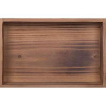 Bar Cart & Tray Brown & Gold