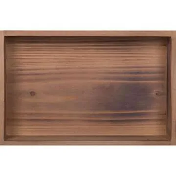 Brown & Gold Bar Cart & Tray for Elegant Home Entertaining