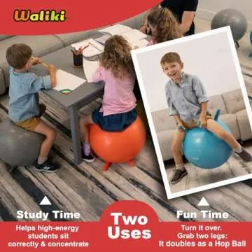 WALIKI Chair Ball with Feet for Kids | Alternative Seating | 18"
