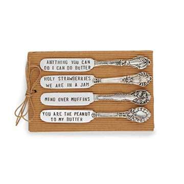 Mud Pie Circa Spreader Set, Silver