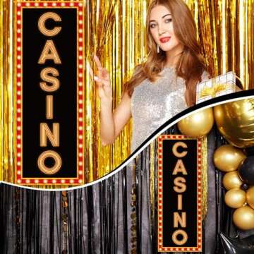 Casino Theme Party Decorations Casino Sign for Events