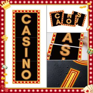 Casino Theme Party Decorations Casino Sign for Events