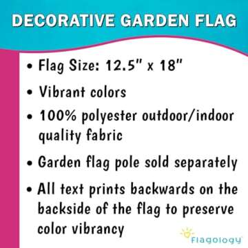 Flagology.com, Disney Haunted Mansion Beware of Hitchhiking Ghosts – Garden Flag 12.5" x 18", Exclusive Fabric, Officially Licensed Disney, Halloween