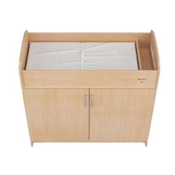 Foundations Serenity Daycare Changing Table with Storage Cubbies