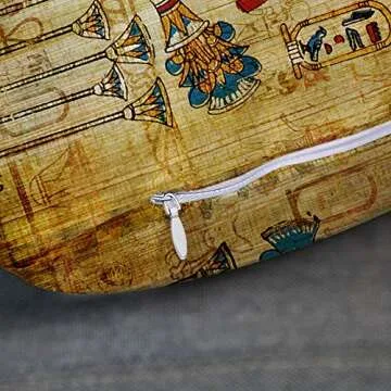 Emvency Ancient Egyptian Throw Pillow Covers Set of 2