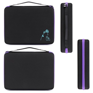 Hipiwe Essential Oils Case Holds 108 Bottles - Travel Friendly