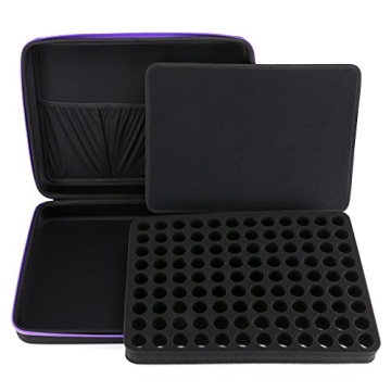 Hipiwe Essential Oils Case Holds 108 Bottles - Travel Friendly